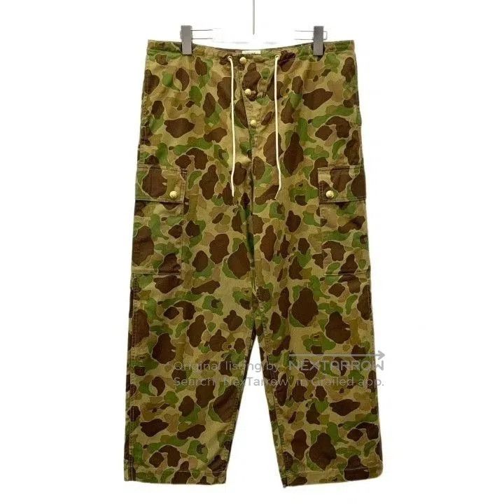 Celine Celine Camo Cargo Drawstring Pants. Size US 40 / EU 56 - 1 Thumbnail