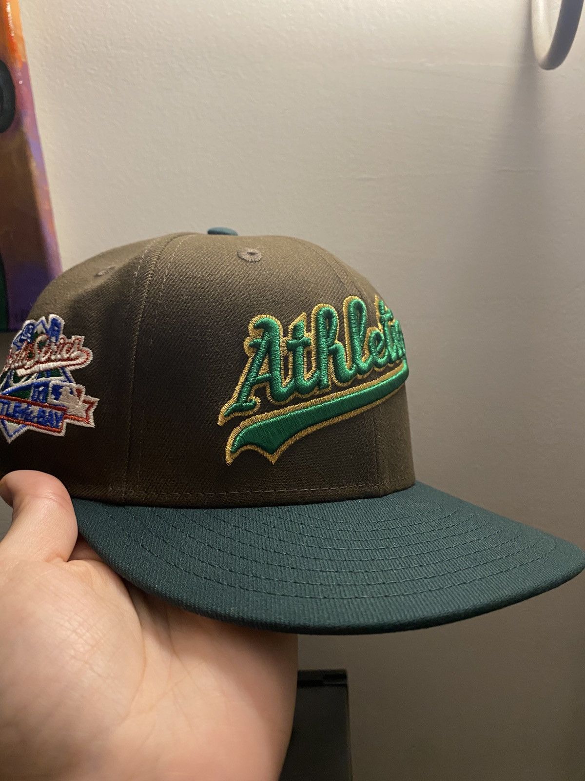 Hat Club Hat Club Oakland Athletics Fitted Hat Size 7 1/8 Size ONE SIZE - 2 Thumbnail
