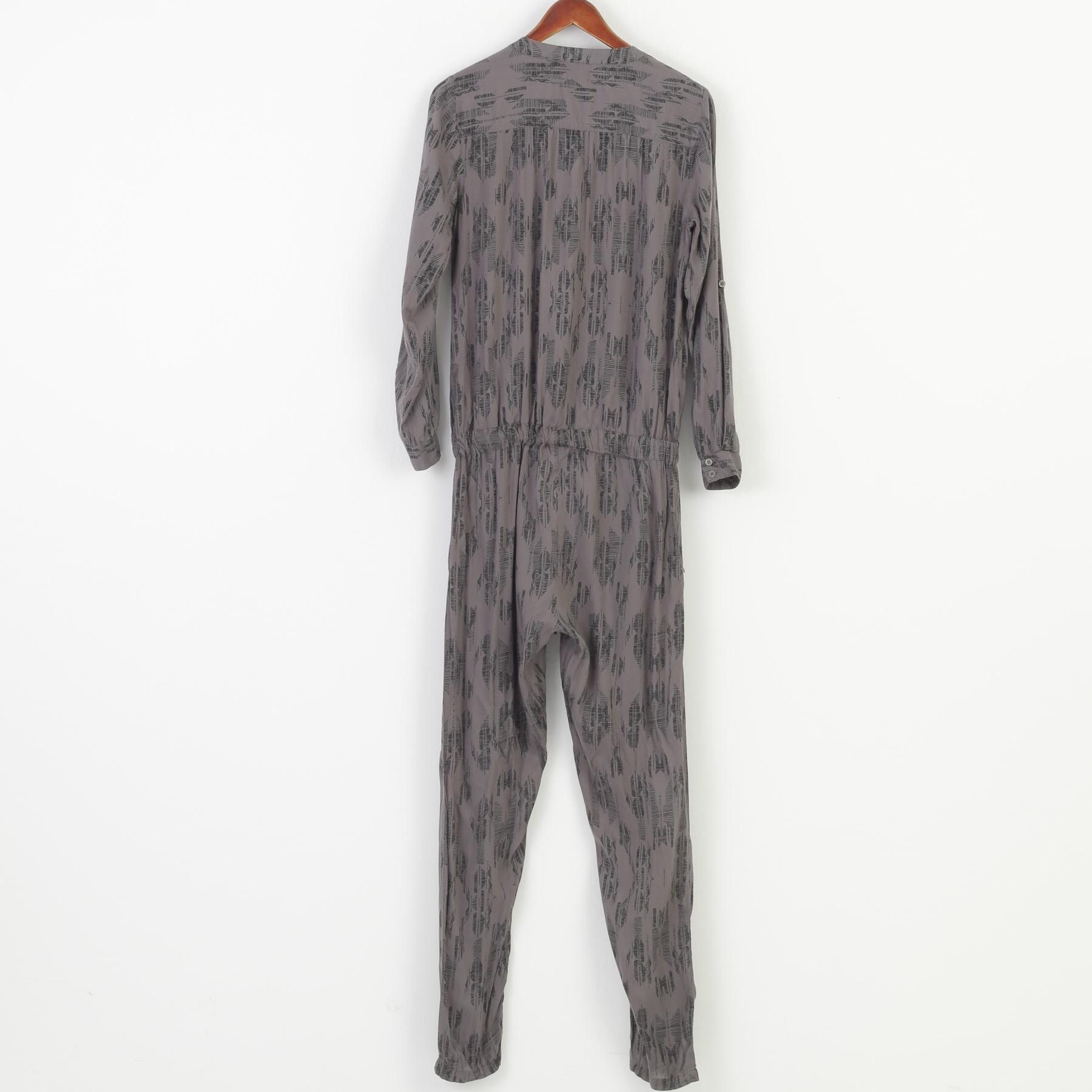 Vintage Denim Hunter Woman 38 M Jumpsuit Viscose Grey 10550 Size 27" / US 4 / IT 40 - 8 Thumbnail
