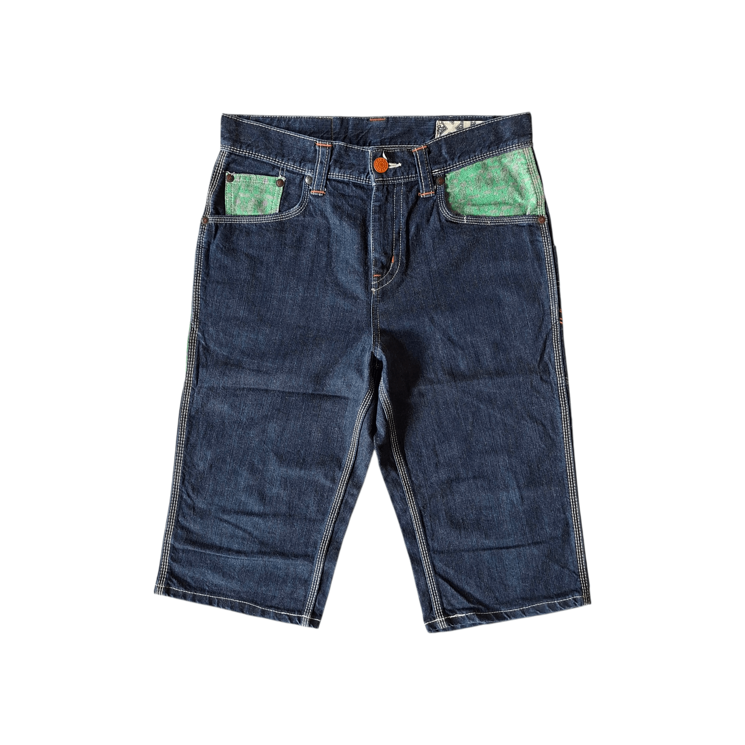 Edwin 💥 Edwin XV buckle back indigo 3q denim jeans Size US 32 / EU 48 - 2 Thumbnail