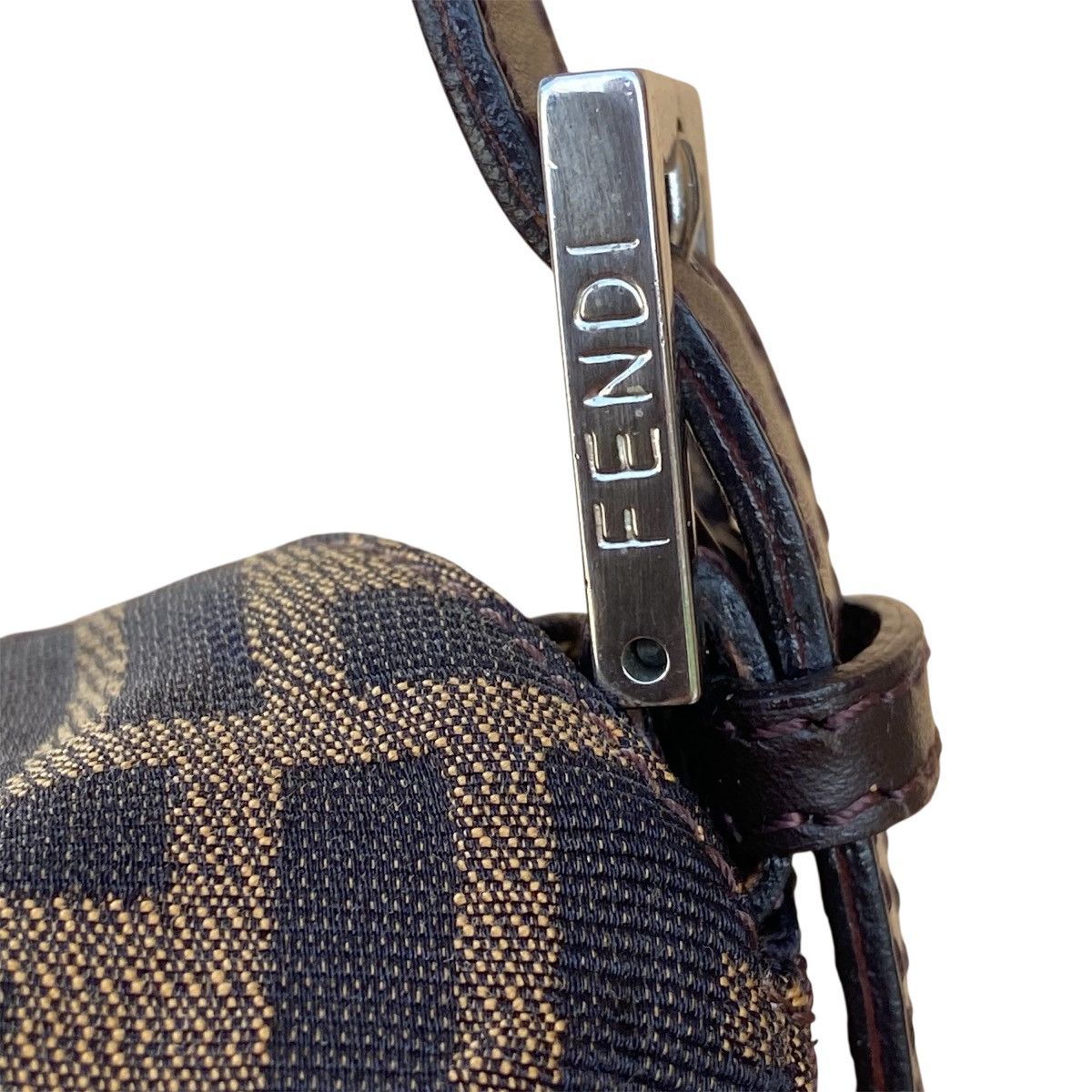 Fendi RARE Vintage Fendi Zucca Double Flap Shoulder Bag Size ONE SIZE - 14 Thumbnail