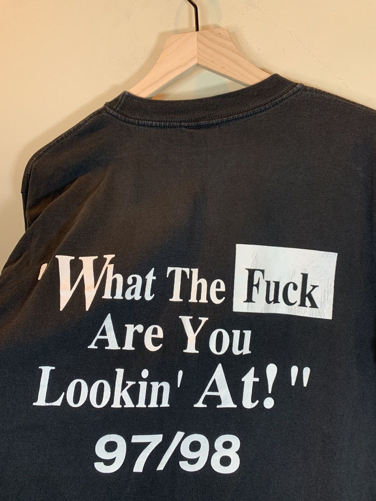 Band Tees × Vintage RARE Vintage 90’s Ratt What The Fuck Are You Lookin At Shirt Size US M / EU 48-50 / 2 - 4 Thumbnail