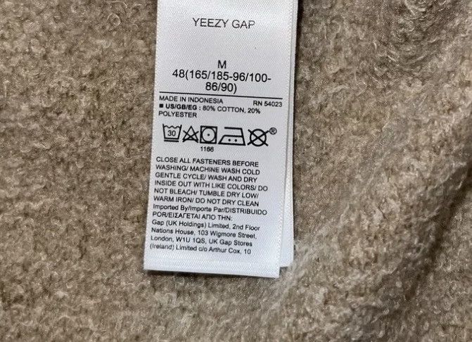 Yeezy Yeezy x Gap Fleece Yoke Tee Size US M / EU 48-50 / 2 - 3 Thumbnail