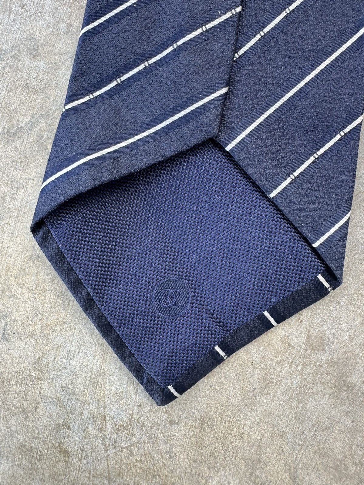 Chanel Chanel Diagonal CC Silk Tie Size ONE SIZE - 7 Thumbnail