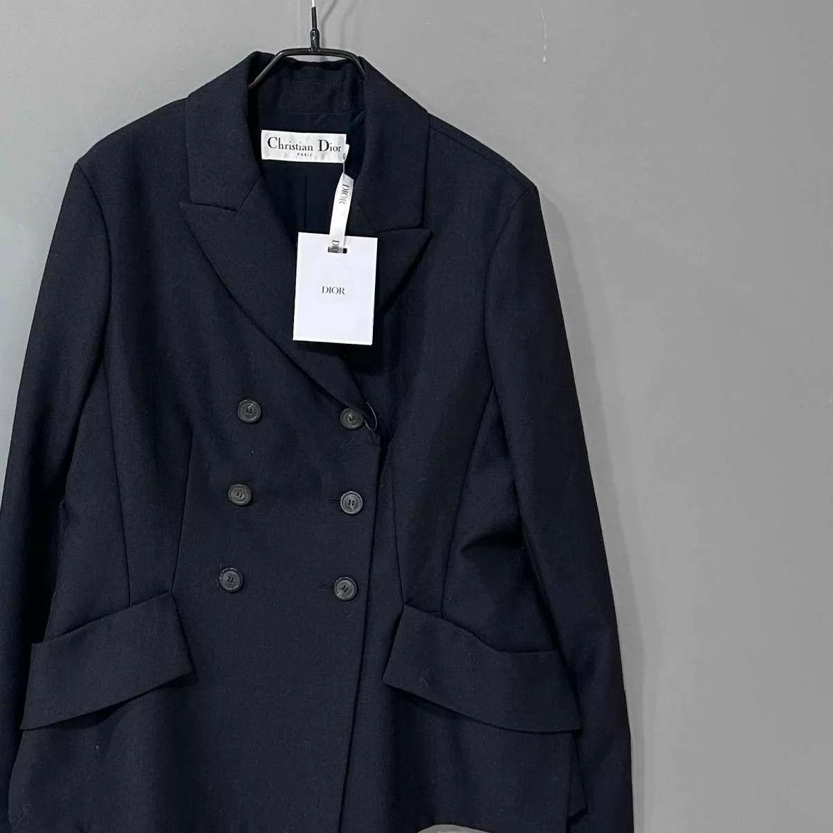 Dior Dior black double-breasted tailored blazer 44 EU Size L / US 10 / IT 46 - 2 Thumbnail