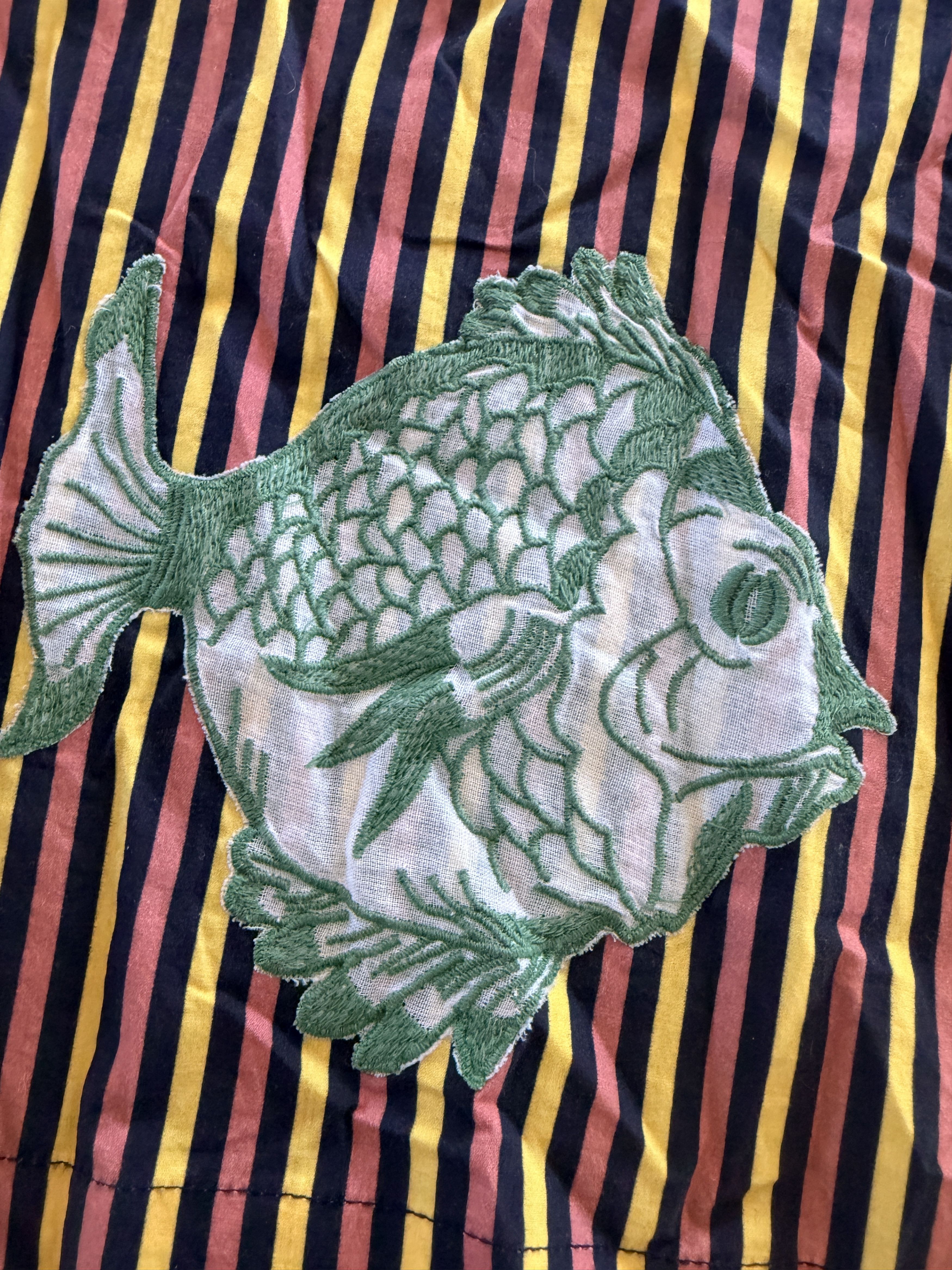 Bode Stripe Shirt - sz M/L Size US M / EU 48-50 / 2 - 2 Thumbnail