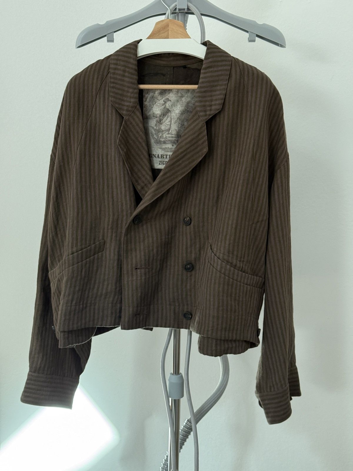 Ziggy Chen Ziggy Chen stripe bomber jacket Size US M / EU 48-50 / 2 - 1 Thumbnail