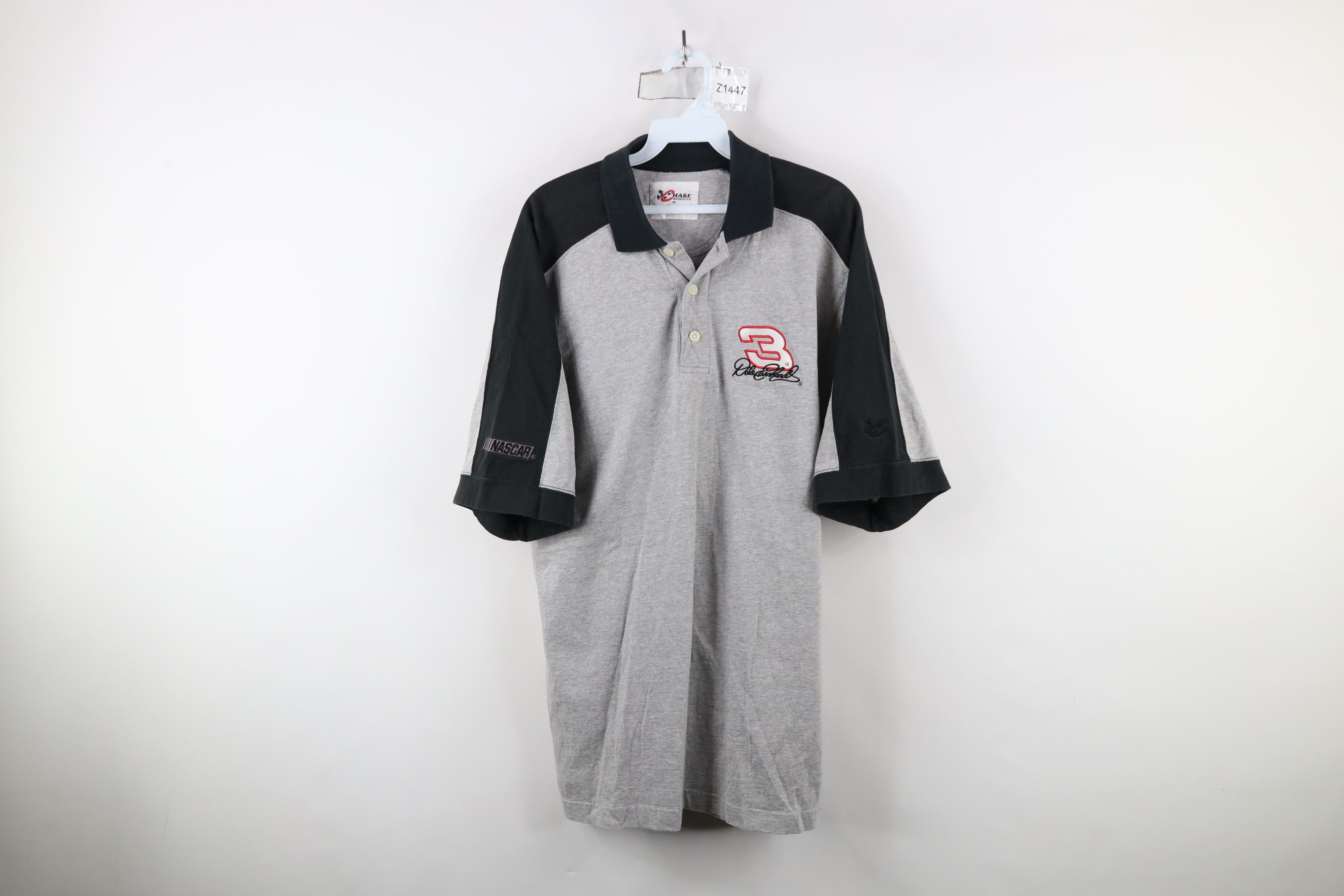 Vintage Vintage 90s NASCAR Dale Earnhardt Racing Polo Shirt Cotton Size US M / EU 48-50 / 2 - 1 Thumbnail