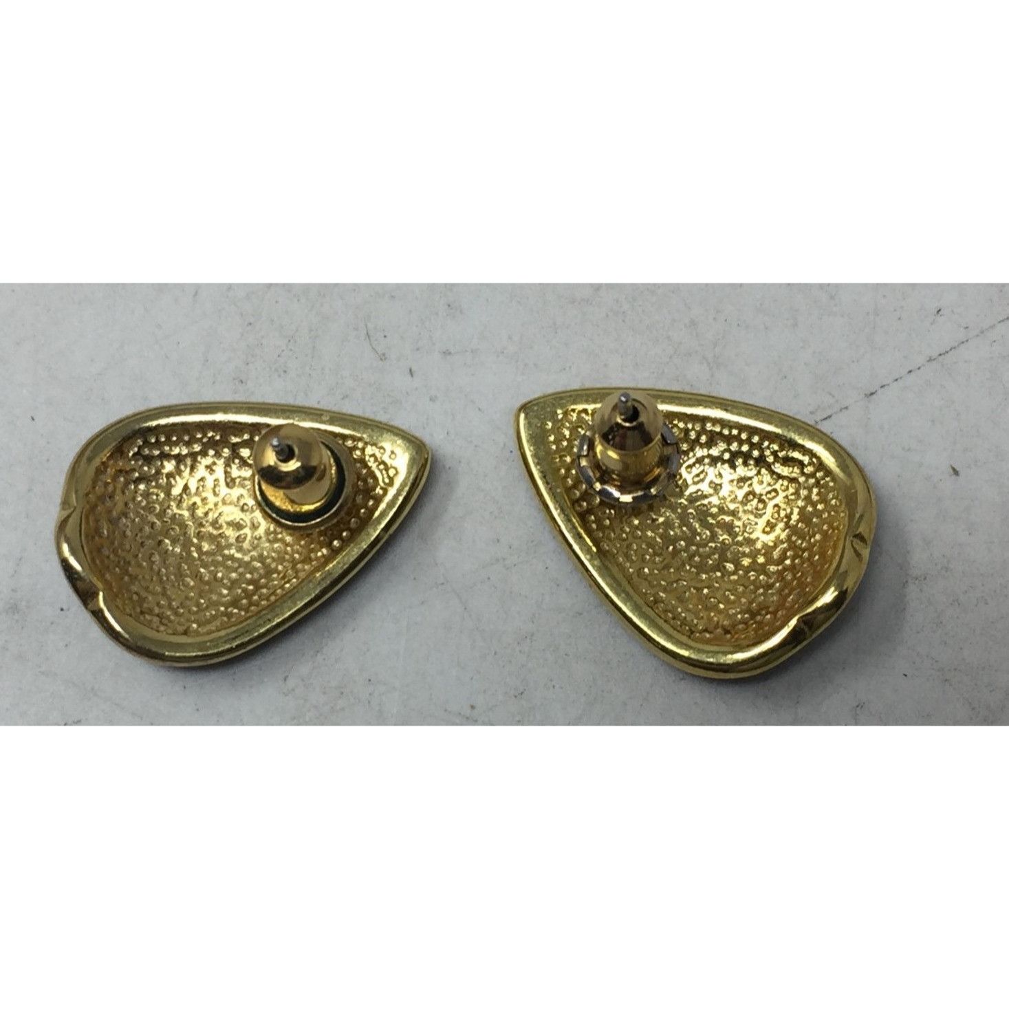 Other Vintage Women's Black and Gold Earrings Size ONE SIZE - 4 Thumbnail