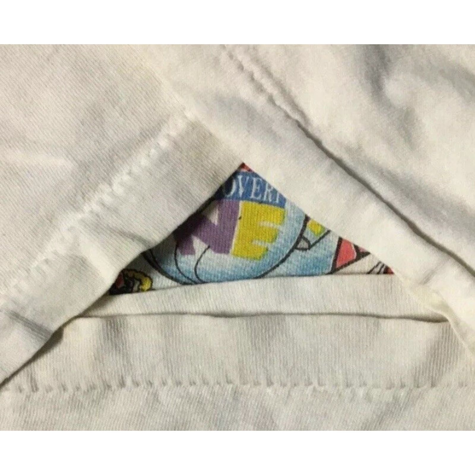 Vintage VINTAGE Discovery Zone Birthday Shirt XS White 90s 80s Distressed Grunge Cartoon Funny Single Stitch Men T-Shirt Short Sleeve Size XS - Adults Mens Size US XS / EU 42 / 0 - 4 Thumbnail