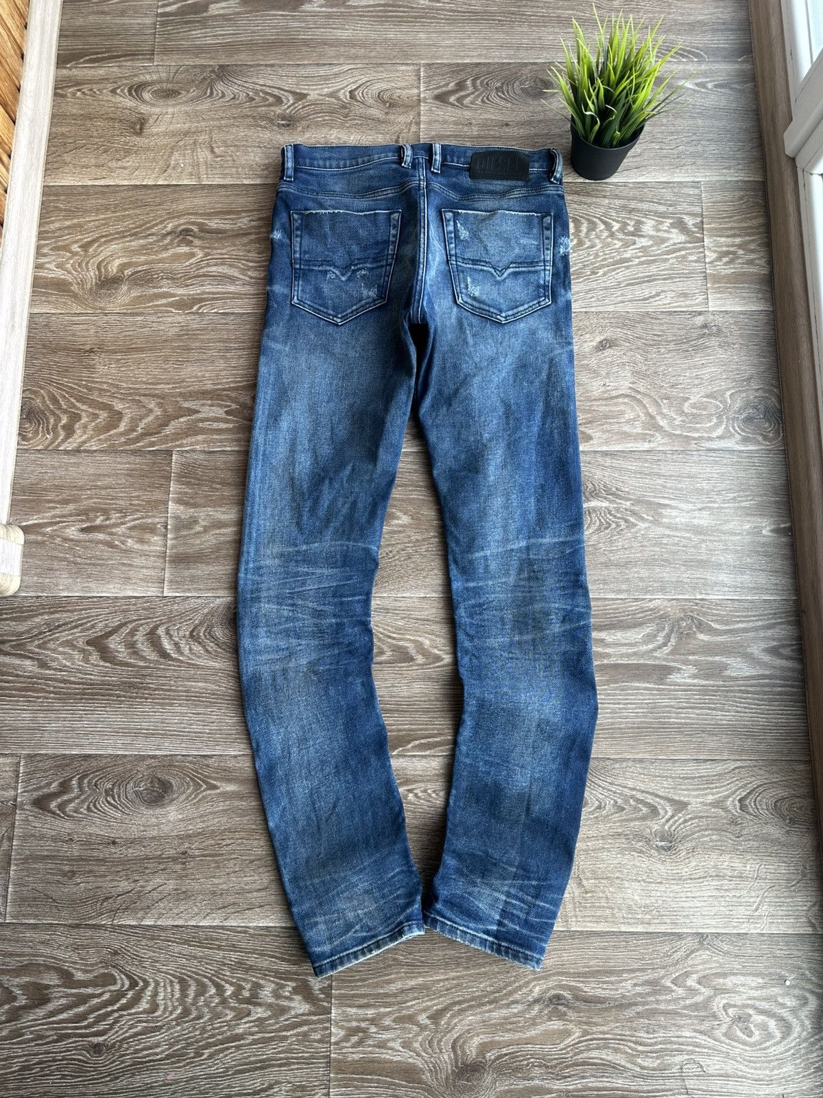 Diesel 🔥 Diesel Tepphar Vintage Denim Jeans Pants 29x34 Slim Skinny Size US 29 - 2 Thumbnail