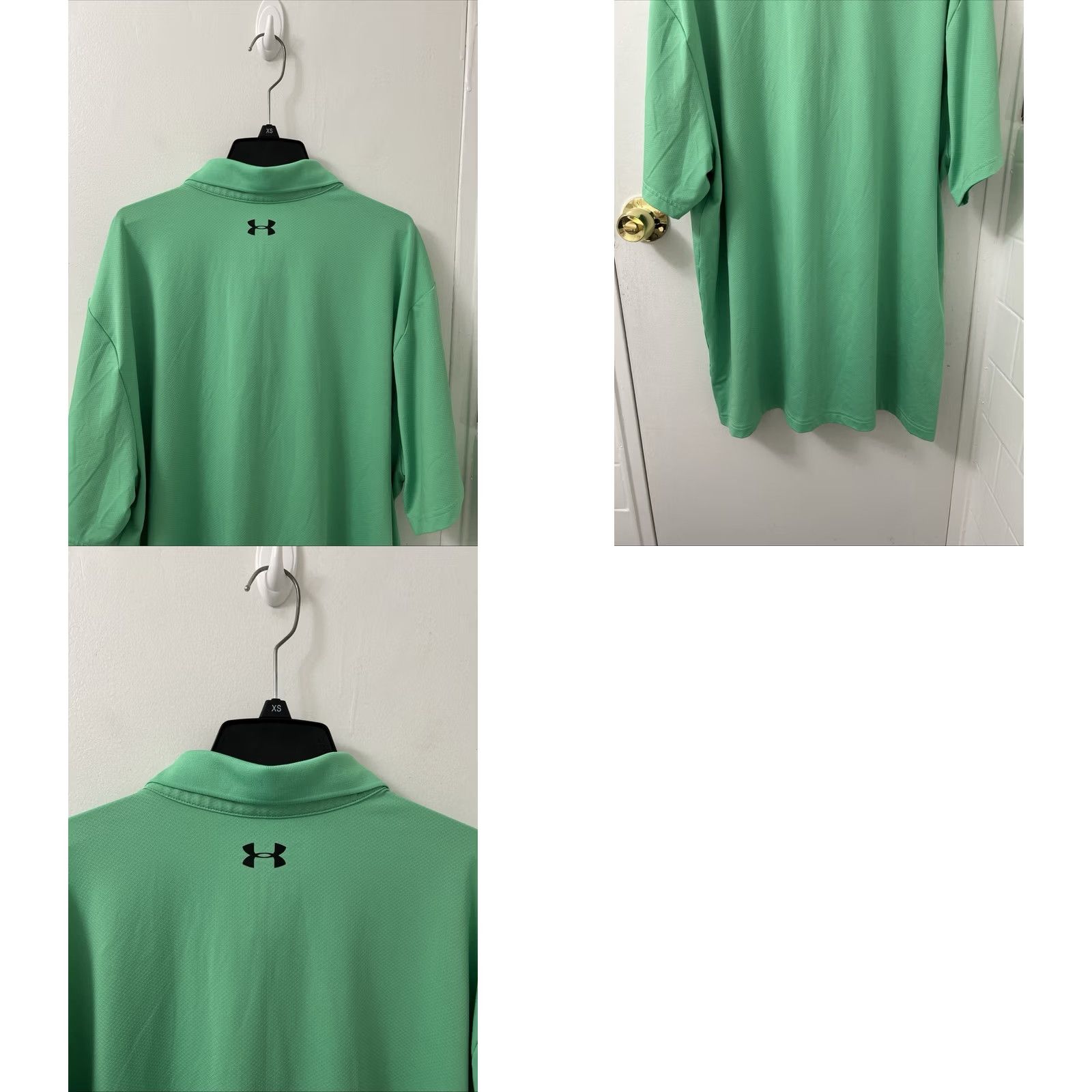 Under Armour Under Armour Polo Shirt Mens 2XL Green HeatGear Golf Short Sleeve Moisture Wicking Breathable Performance Polo Size US XXL / EU 58 / 5 - 8 Thumbnail