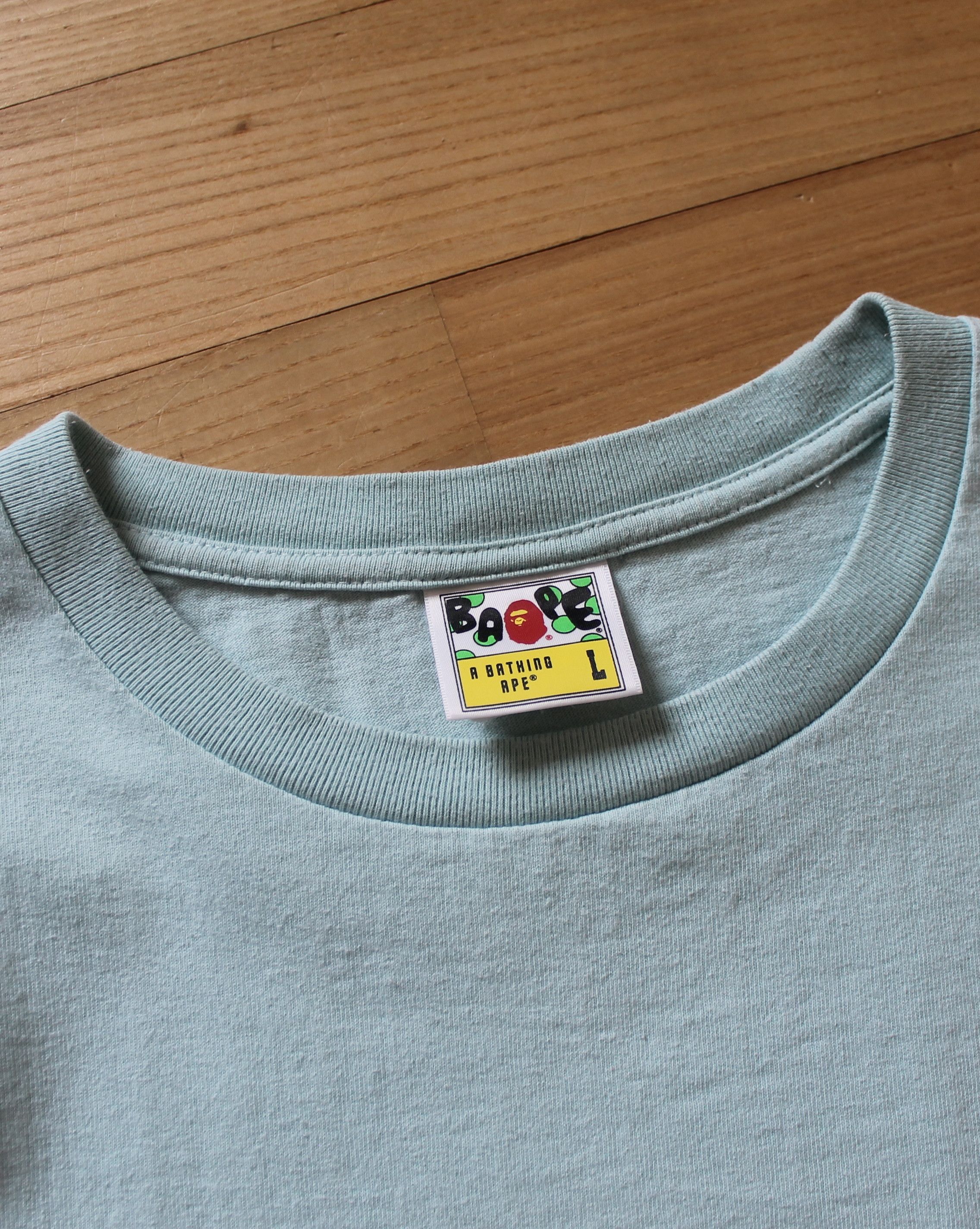 Bape Bape Light Blue Tee Size US L / EU 52-54 / 3 - 5 Thumbnail