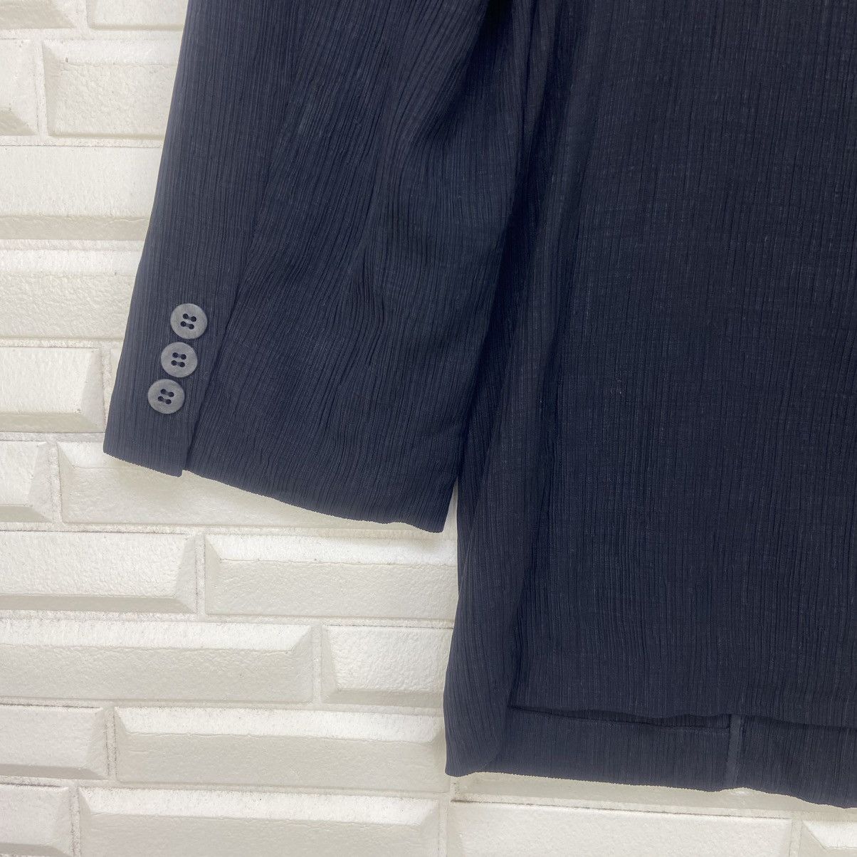Japanese Brand Japanese Brand Pleat Please Style Pleated Blazer Coat Size US M / EU 48-50 / 2 - 9 Thumbnail