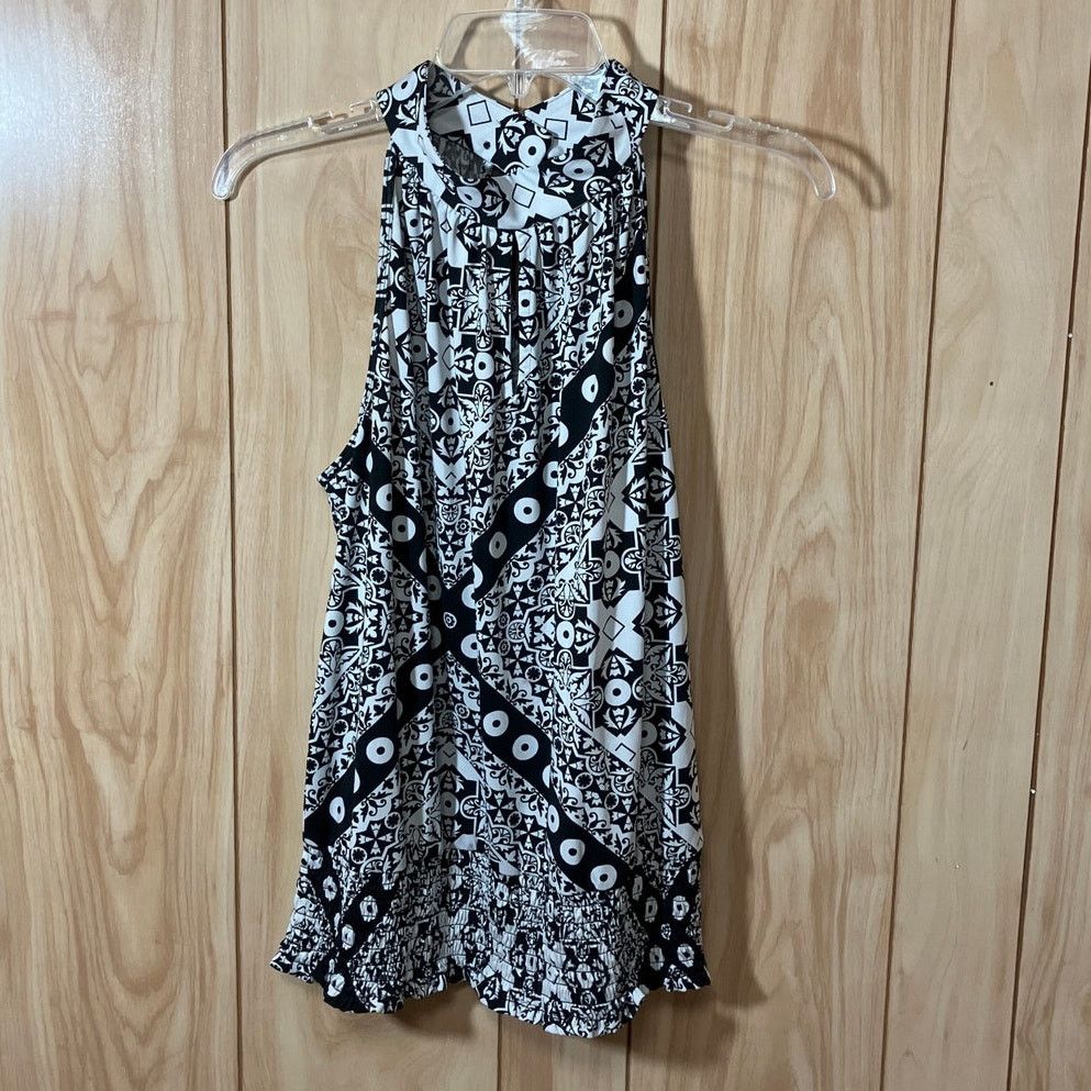 Other Milano Floral High Keyhole Neck Sleeveless Blouse XL Size XL / US 12-14 / IT 48-50 - 1 Thumbnail