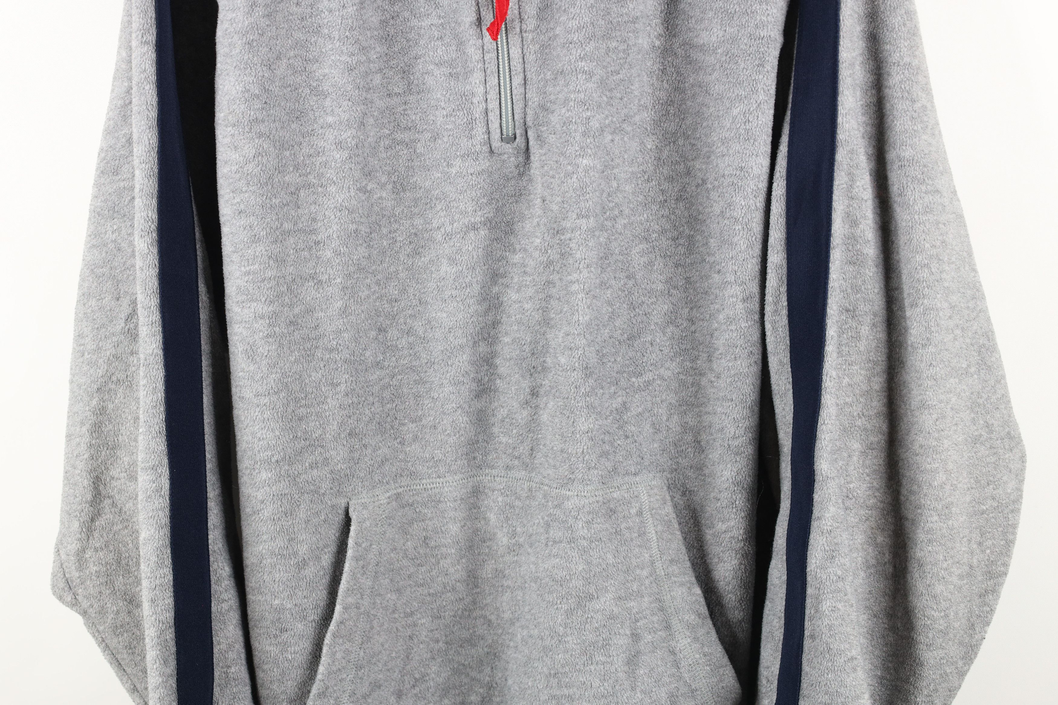 Gap × Vintage Vintage 90s Gap Half Zip Fleece Pullover Sweater Gray Size US XL / EU 56 / 4 - 3 Thumbnail