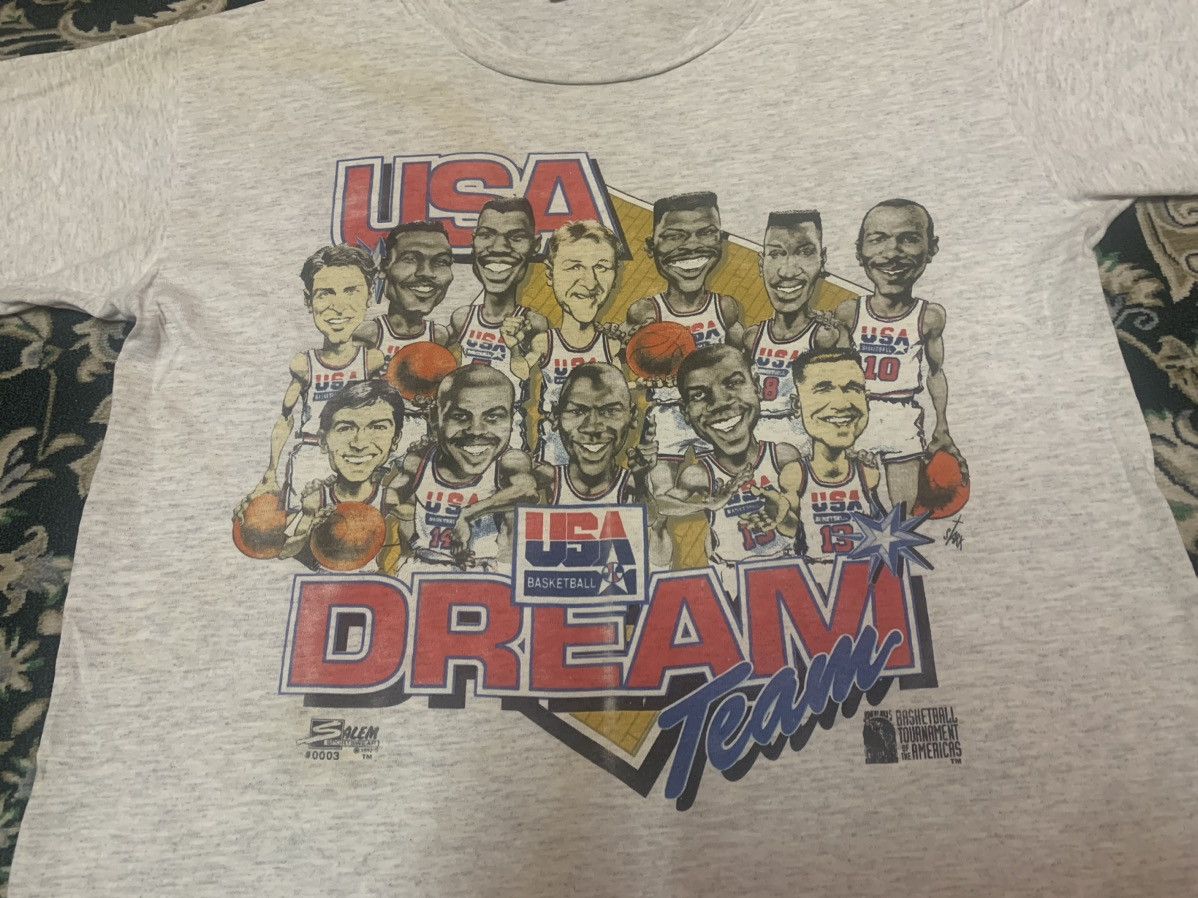 NBA × Salem Sportswear × Vintage 🔥RARE🔥1992 USA DREAM TEAM BASKETBALL TOURNAMENT Size US M / EU 48-50 / 2 - 3 Thumbnail