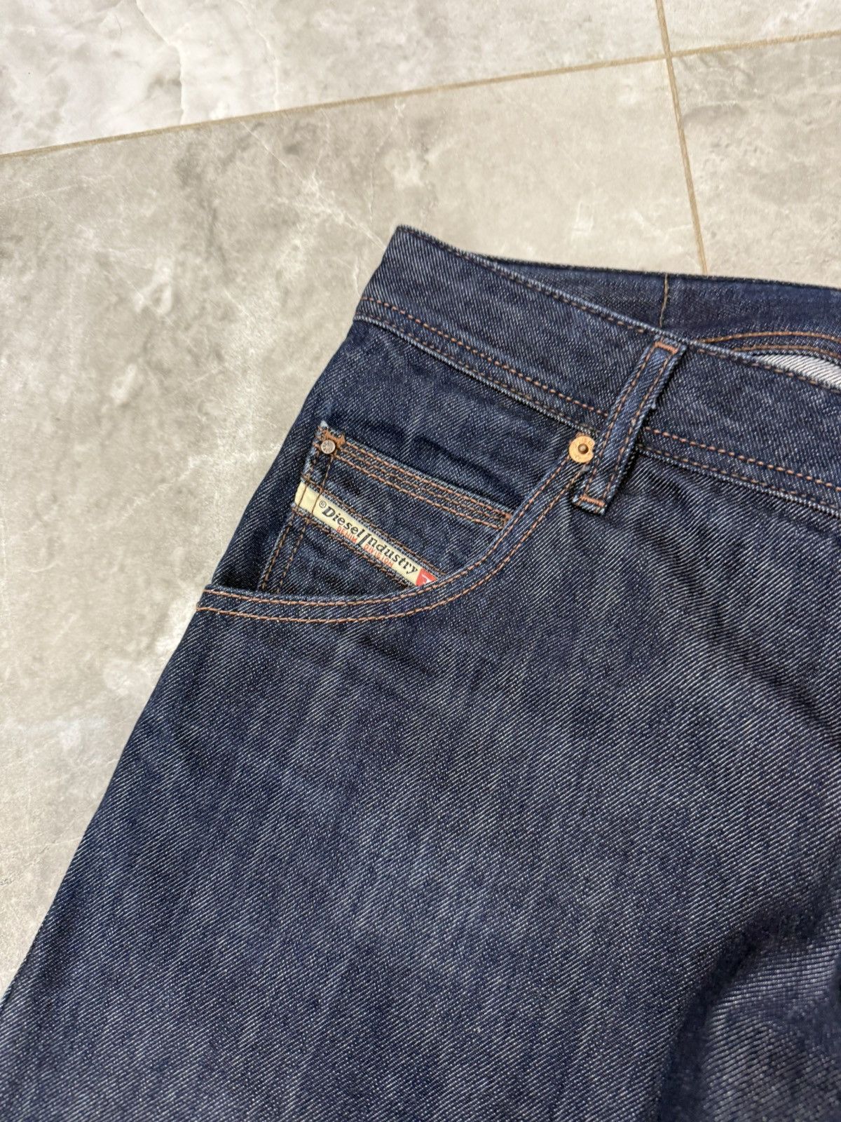 Diesel Vintage Diesel Industry Denim Jeans W36 L34 Y2K streetwear Size US 36 / EU 52 - 4 Thumbnail