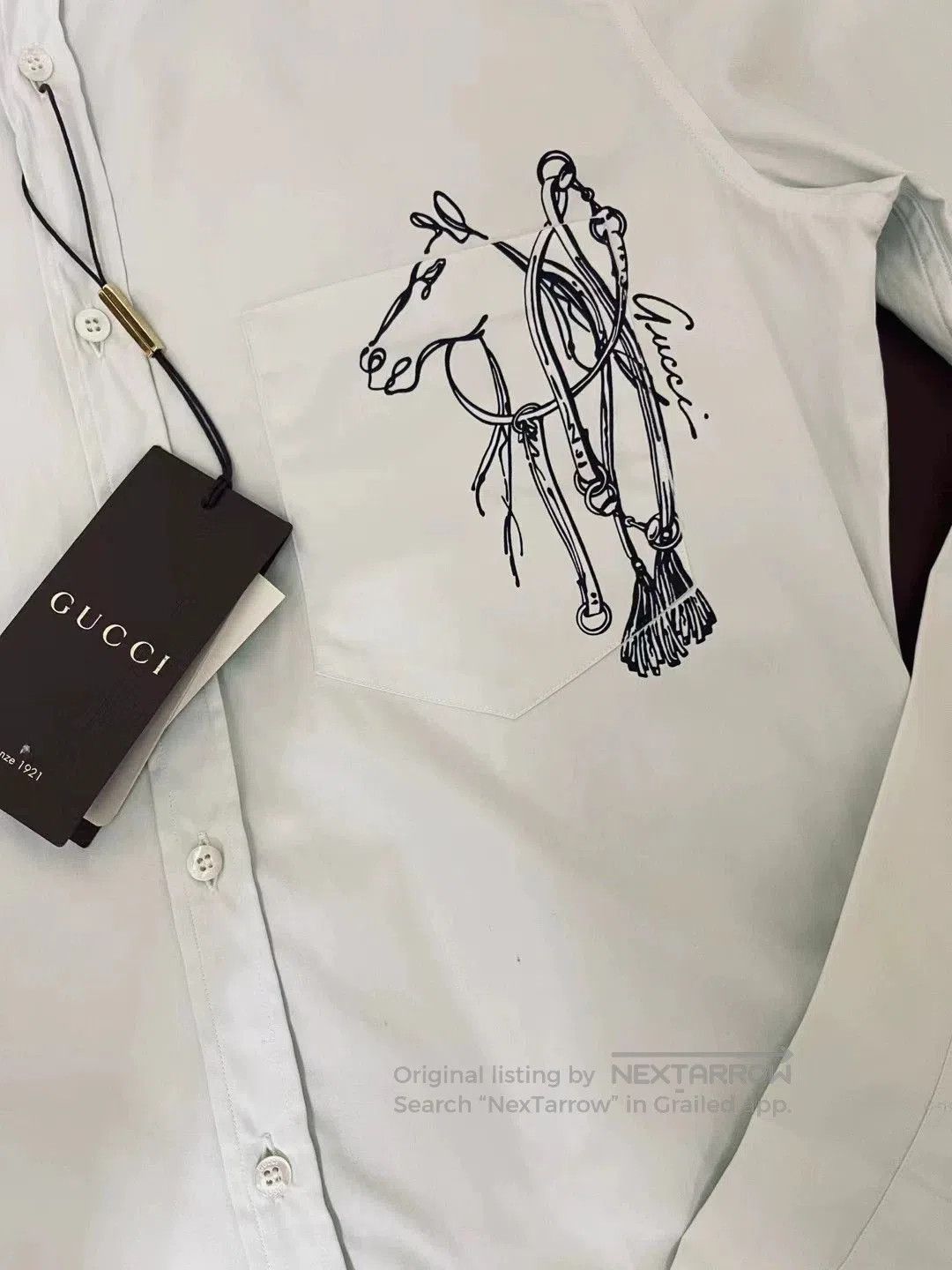 Gucci Gucci Men's Slim Fit Macaron Shirt. Size US S / EU 44-46 / 1 - 4 Thumbnail