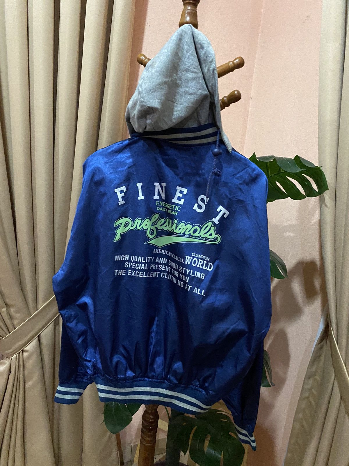 Vintage VINTAGE FITNESS STADIUM BASEBALL JACKET Size US L / EU 52-54 / 3 - 12 Thumbnail