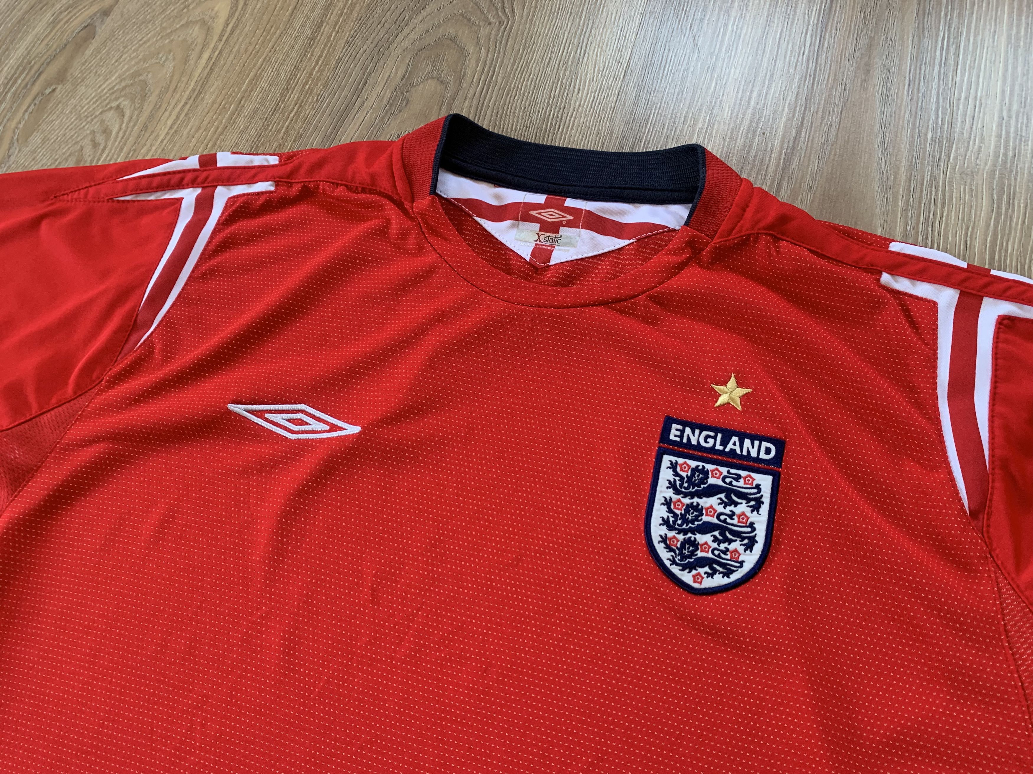 Umbro Vintage Umbro England Away Soccer National Team Jersey Size US XL / EU 56 / 4 - 5 Thumbnail