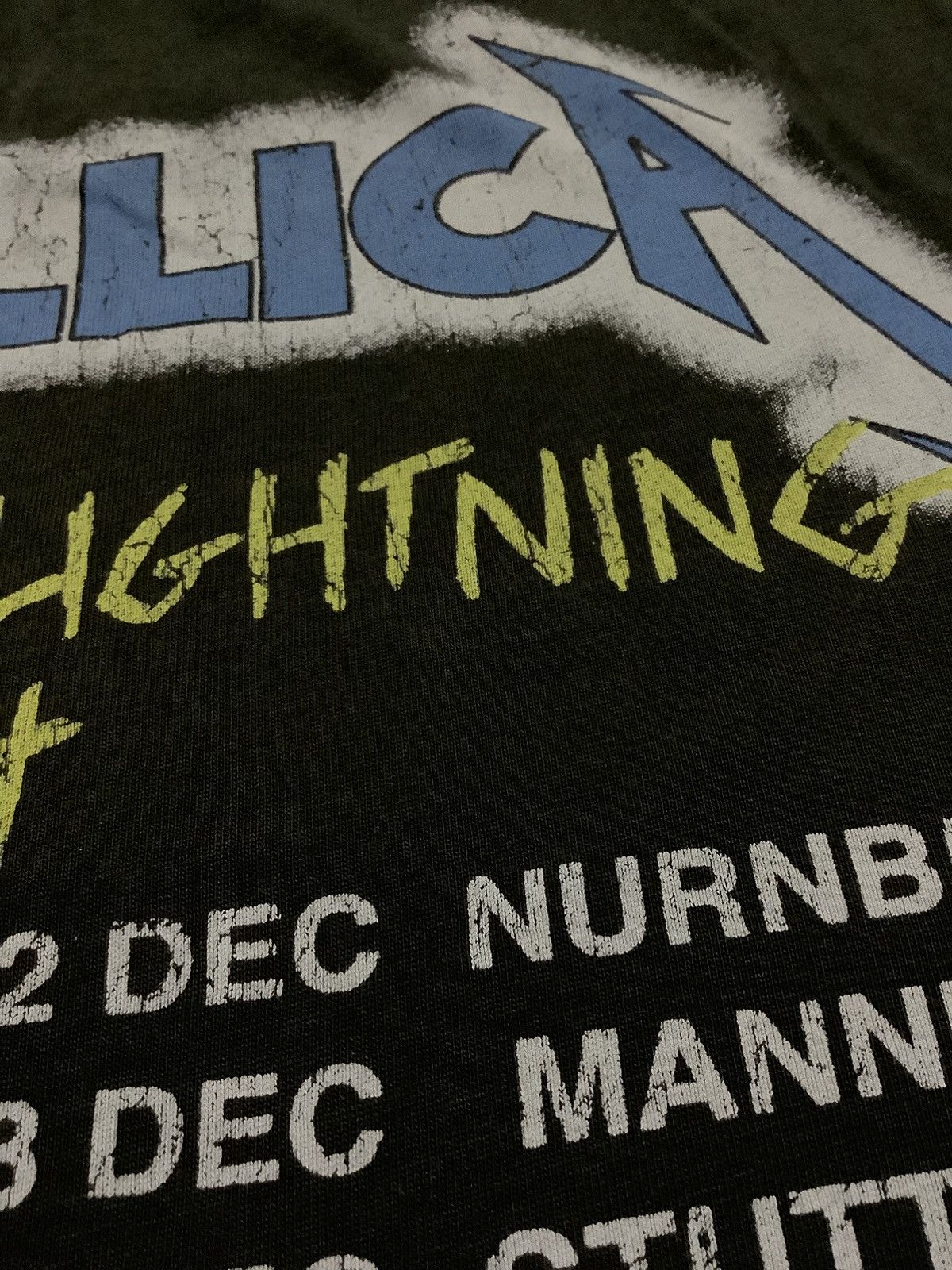 Band Tees × GU × Metallica Metallica Ride the Lightning 1984 Tour Tee Size S / US 4 / IT 40 - 21 Thumbnail
