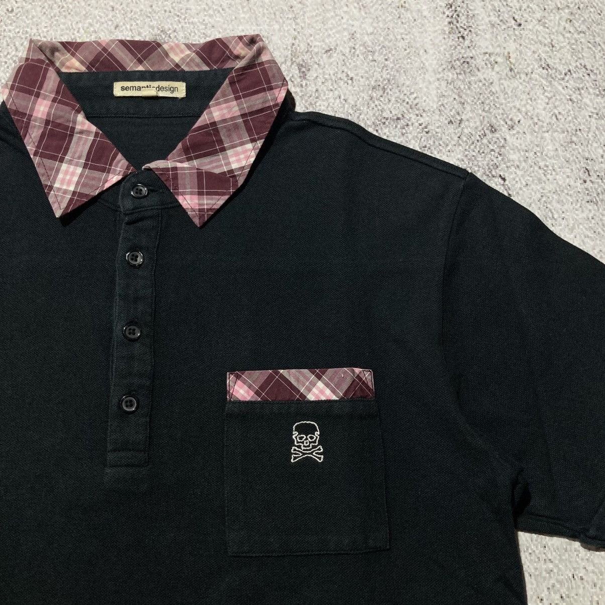 semanticdesign 2000s Semantic Design Skull Logo Pocket Polo T-shirt Black Size US M / EU 48-50 / 2 - 5 Thumbnail