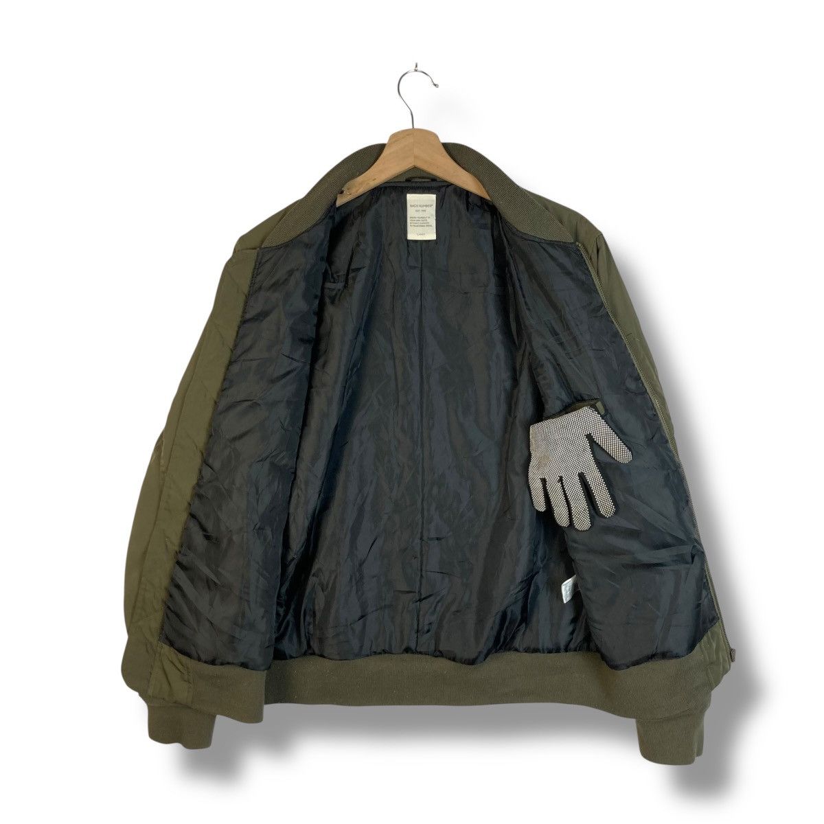 Japanese Brand 🇯🇵 BACK NUMBER FLIGHT BOMBER JACKET Size US L / EU 52-54 / 3 - 3 Thumbnail