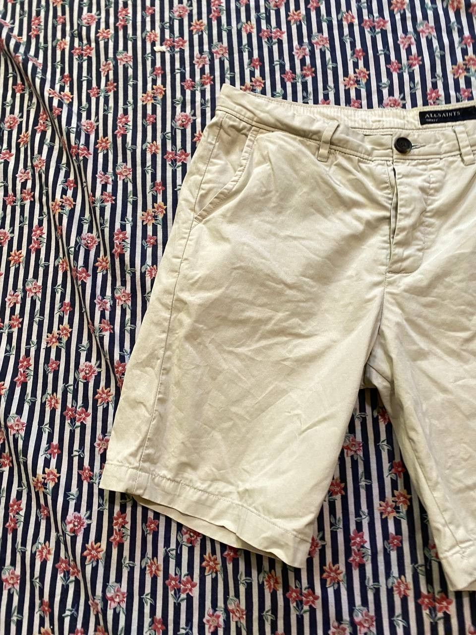 Allsaints Vintage denim shorts crazy Y2K Allsaints streetwear Size US 30 / EU 46 - 7 Thumbnail