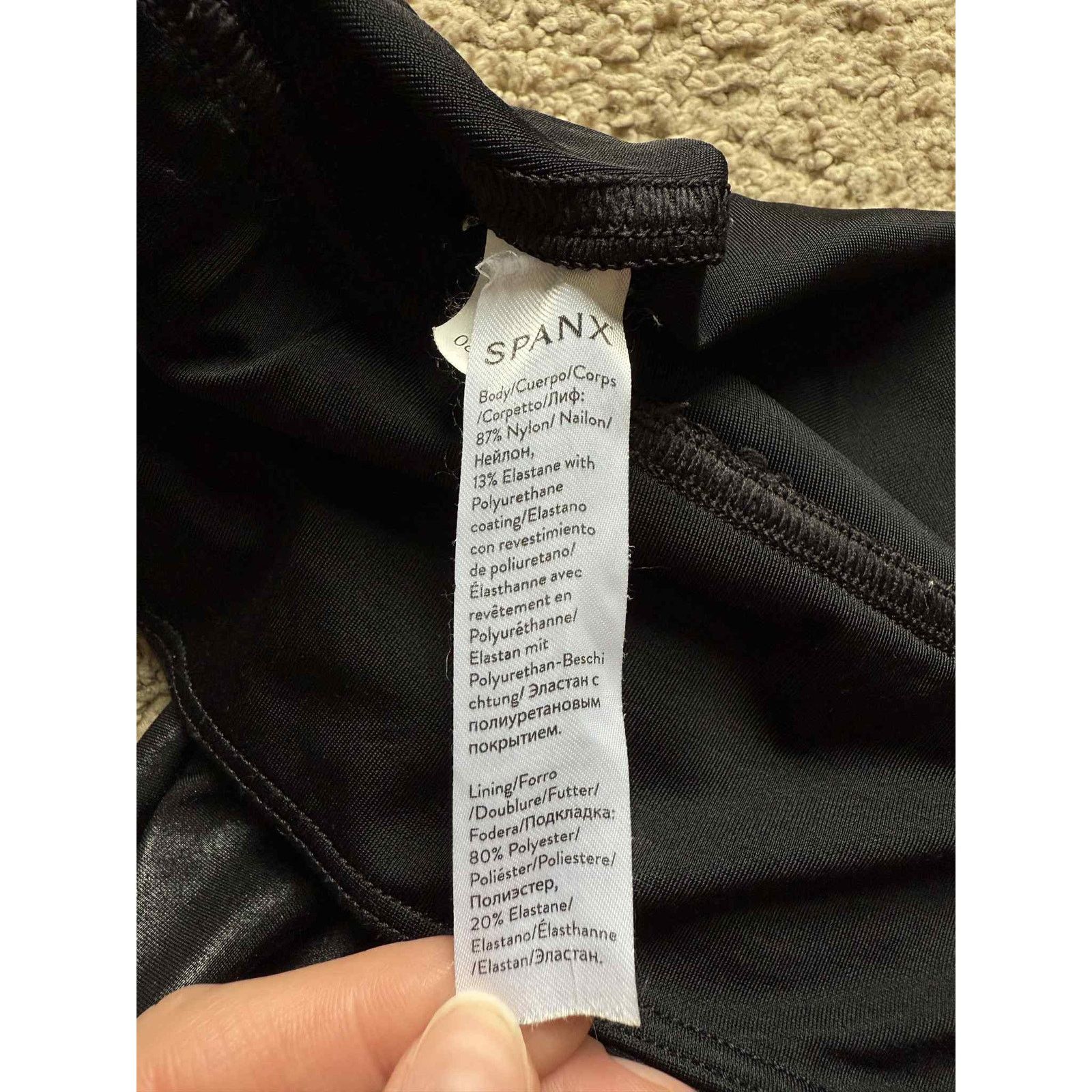 Spanx Spanx Faux Leather Moto Biker Leggings Black Women's Small Size 24" / US 00 / IT 34 - 7 Thumbnail