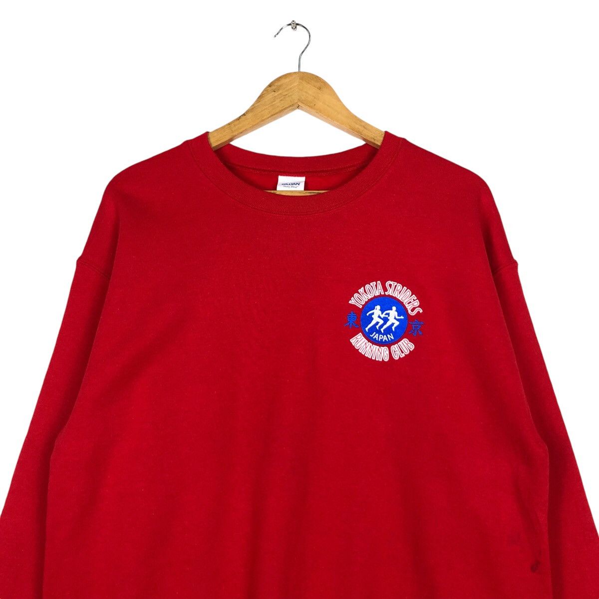 Japanese Brand × Vintage Yokota Strider Japanese Running Club Sweatshirt Medium Size US M / EU 48-50 / 2 - 3 Thumbnail