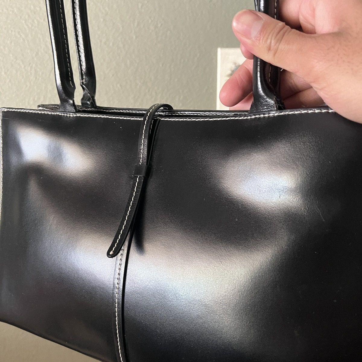 Genuine Leather × Vintage × Wilsons Leather Wilson’s Leather Minimalist Shoulder Bag Size ONE SIZE - 3 Thumbnail