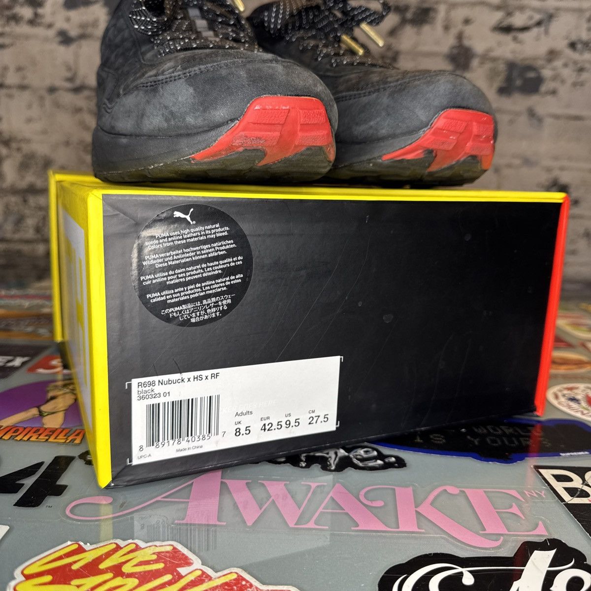 Highsnobiety × Kith × Puma PUMA R698 Ronnie Fieg Highsnobiety A Tale of Two Cities 9.5 Size US 9.5 / EU 42-43 - 8 Thumbnail