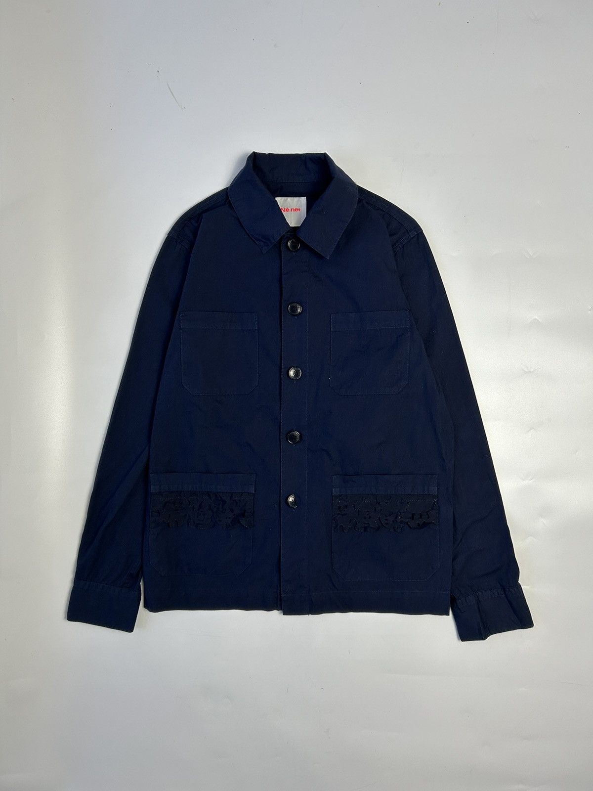 Designer × Issey Miyake × Japanese Brand NÉ-NET ISSEY MIYAKE LONG SLEEVE BUTTON UP SHIRT Size ONE SIZE - 1 Thumbnail