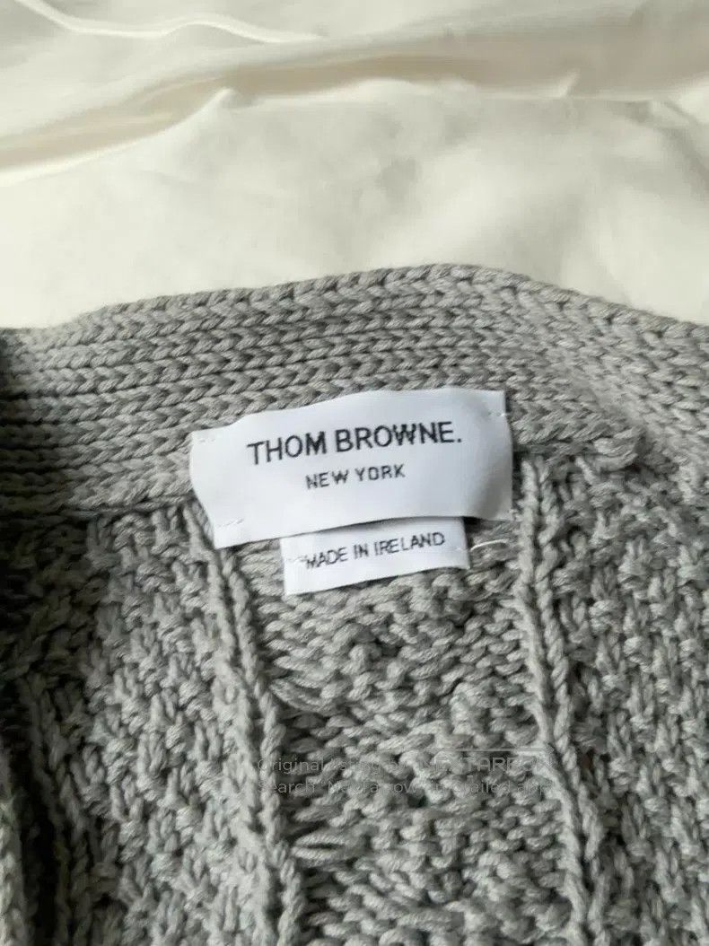 Thom Browne Thom Browne Chunky knitted cardigan Size US XS / EU 42 / 0 - 2 Thumbnail