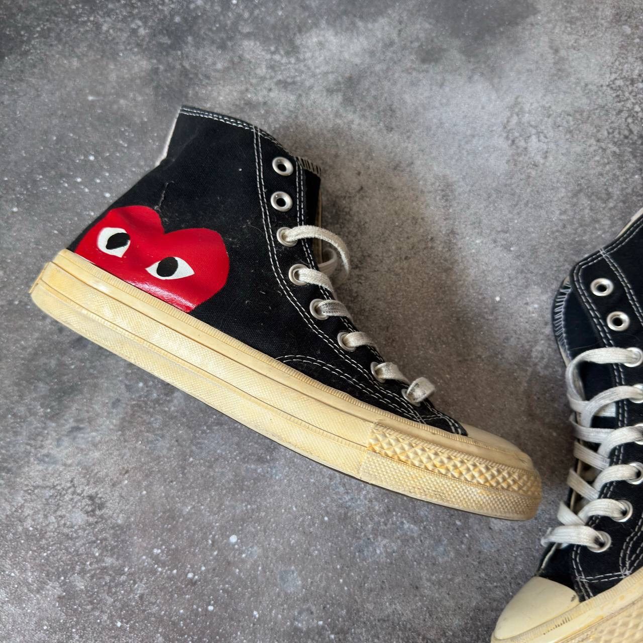 Comme des Garcons Converse x Play Comme des Garçons Unisex Hi Sneakers Size US 7.5 / EU 40-41 - 12 Thumbnail