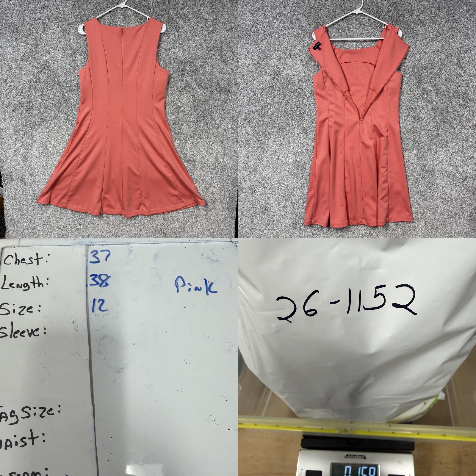 Vintage VINTAGE: No (not vintage) — The Limited Dress 12 Coral Office Casual Clean Girl Polished Preppy Layering Size XL / US 12-14 / IT 48-50 - 8 Thumbnail