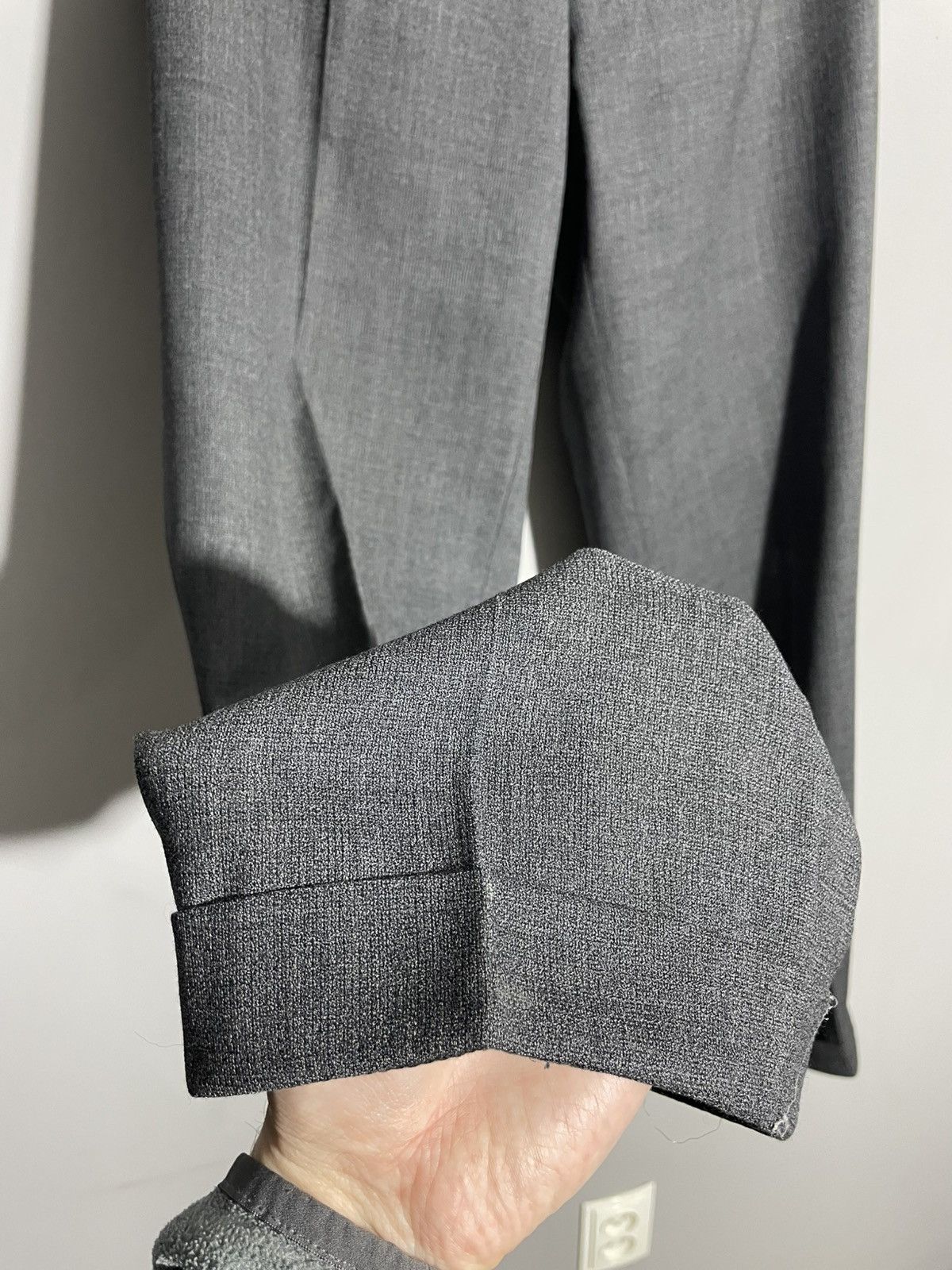 Canali Vintage Canali Two Piece Wool Suit Blazer/Pants Italy Size 52L - 15 Thumbnail