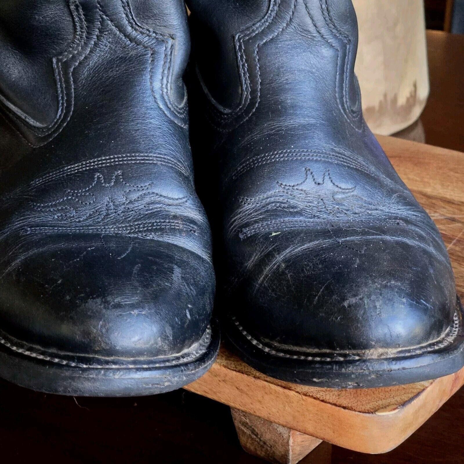 Harley Davidson Harley Davidson Mens Amarillo Size 12 Leather Logo Boots BB1 Size US 12 / EU 45 - 5 Thumbnail