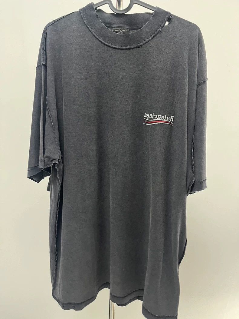 Balenciaga Balenciaga Reversed Coke Short Sleeve Size US S / EU 44-46 / 1 - 1 Thumbnail