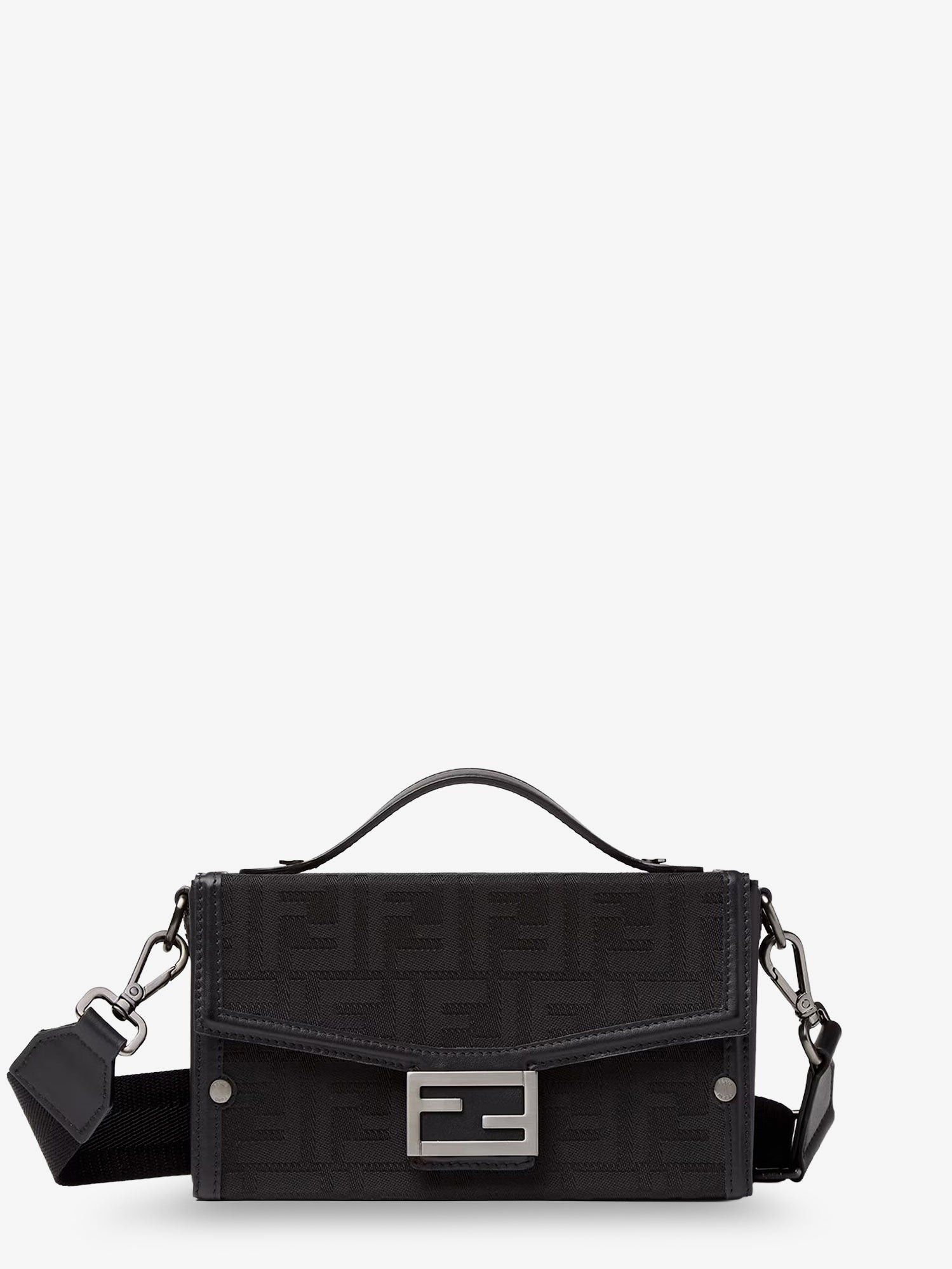 Fendi Baguette Soft Trunk Ff Fabric Crossbody Bag Size ONE SIZE - 1 Thumbnail