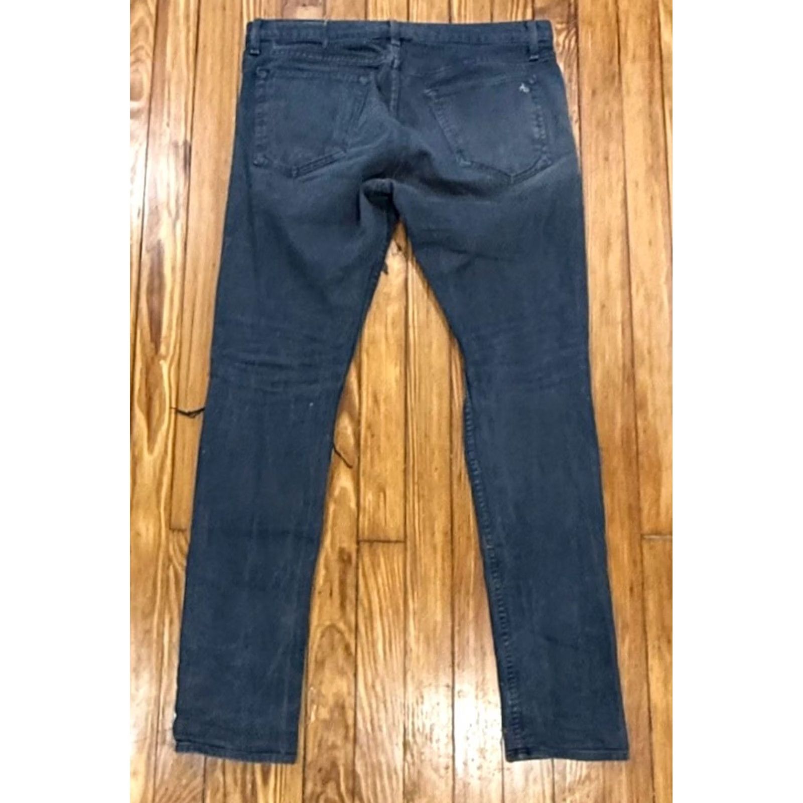 Rag & Bone Rag & Bone Jeans Mens Size 32 Black Denim USA 32 X 34 Extra Slim Fit Size US 32 / EU 48 - 2 Thumbnail