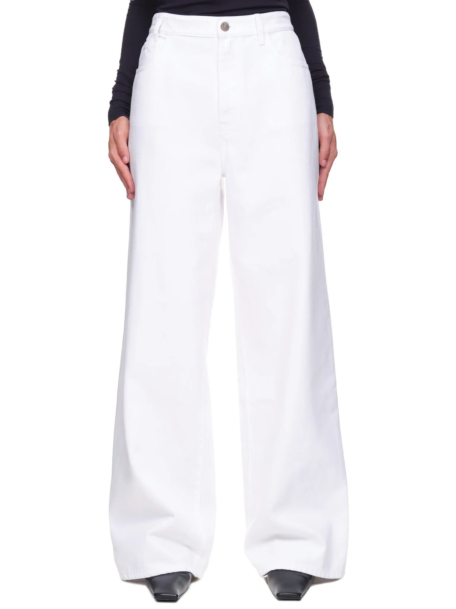 Raf Simons o1y0325 Denim Pant in White Size US 31 - 1 Thumbnail