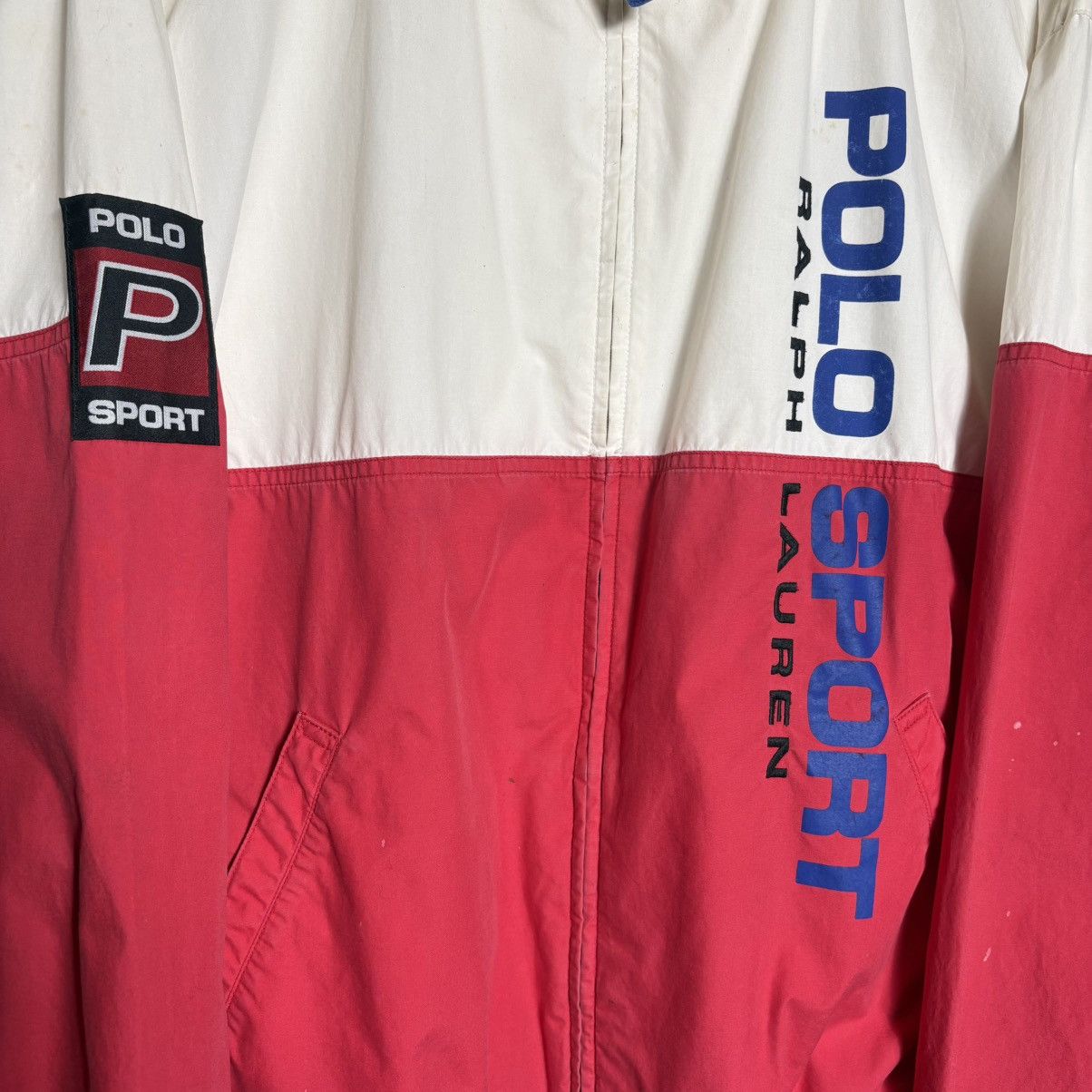 Polo Ralph Lauren × Vintage Vintage 90s Polo Sport Ralph Lauren Logo Bomber Jacket Size US XL / EU 56 / 4 - 3 Thumbnail