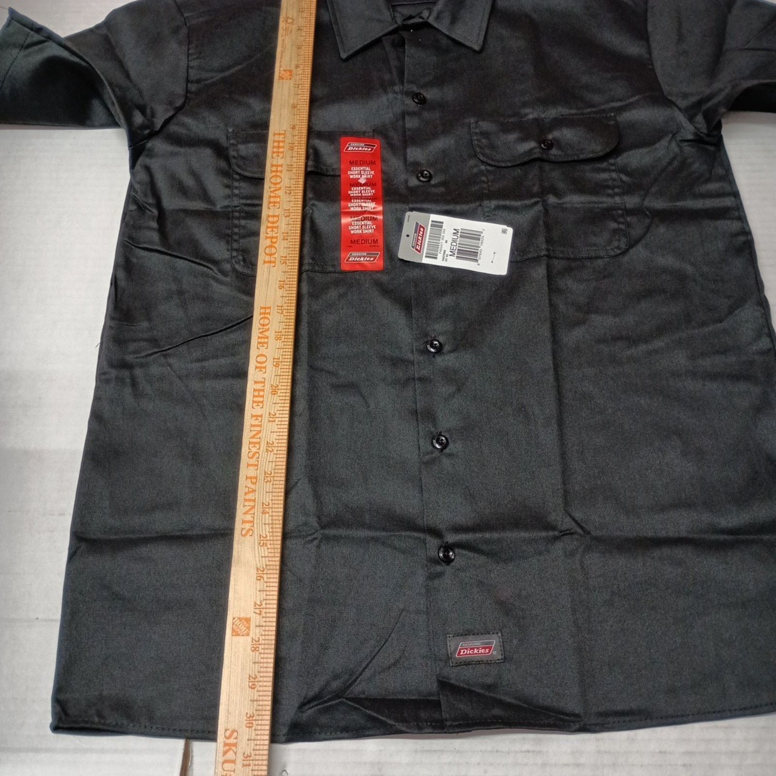 Dickies Dickies Essential Work Shirt Men's Size M Black Temp Control Size US M / EU 48-50 / 2 - 5 Thumbnail
