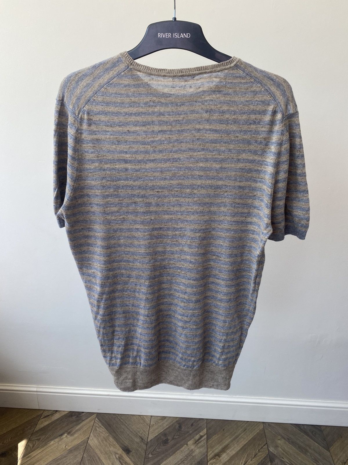 Malo Vintage Malo Linen viscose and cotton crewneck tee Size US L / EU 52-54 / 3 - 9 Thumbnail