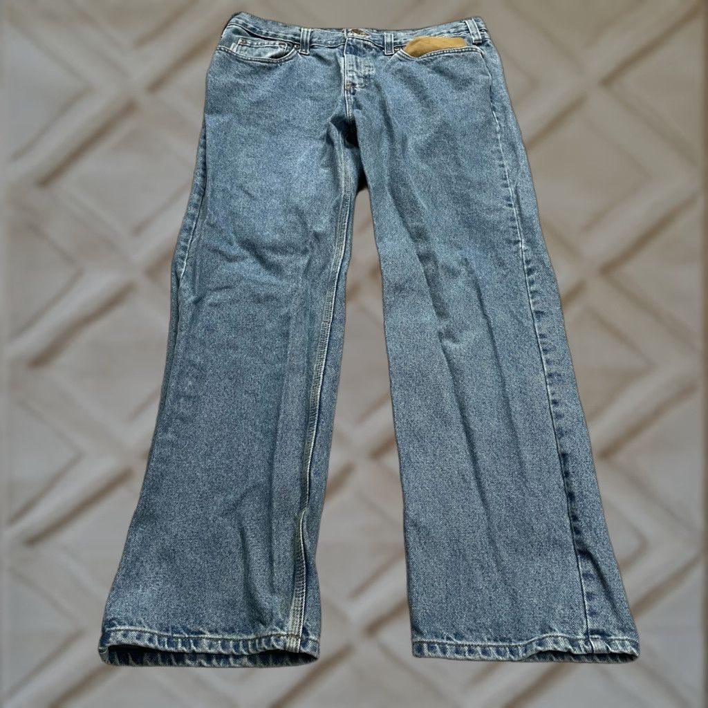 Carhartt VINTAGE Carhartt Relaxed Fit Denim Jeans Men’s 36x30 Blue Medium Wash Straight Leg Cotton Size US 36 / EU 52 - 1 Thumbnail