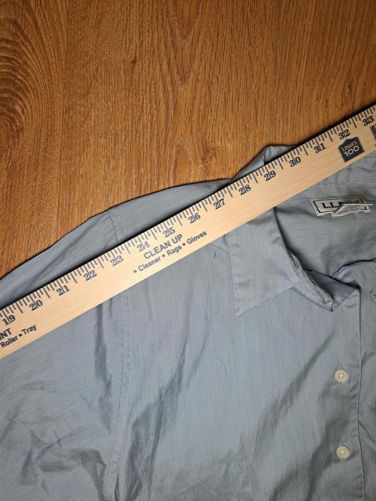 L.L. Bean LL Bean Dress Shirt Womens Medium Green Cotton Blend Size M / US 6-8 / IT 42-44 - 7 Thumbnail