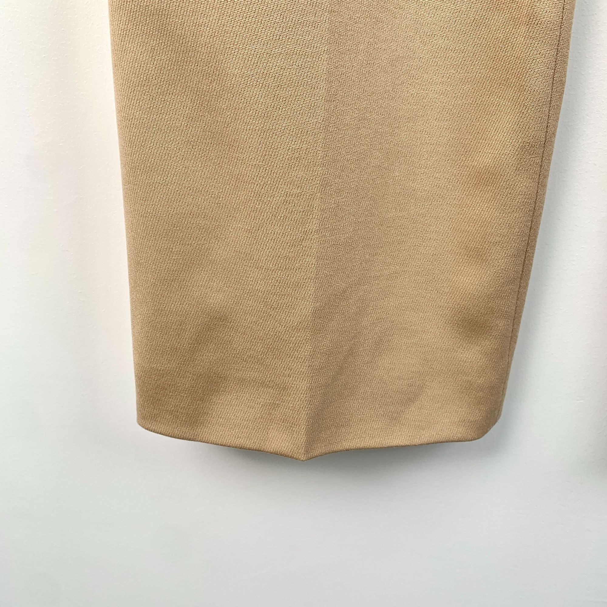 Chloe Chloé Khaki Wool High-Waisted Wide-Leg Trousers (Size S) Size 38" / US 16 / IT 52 - 6 Thumbnail