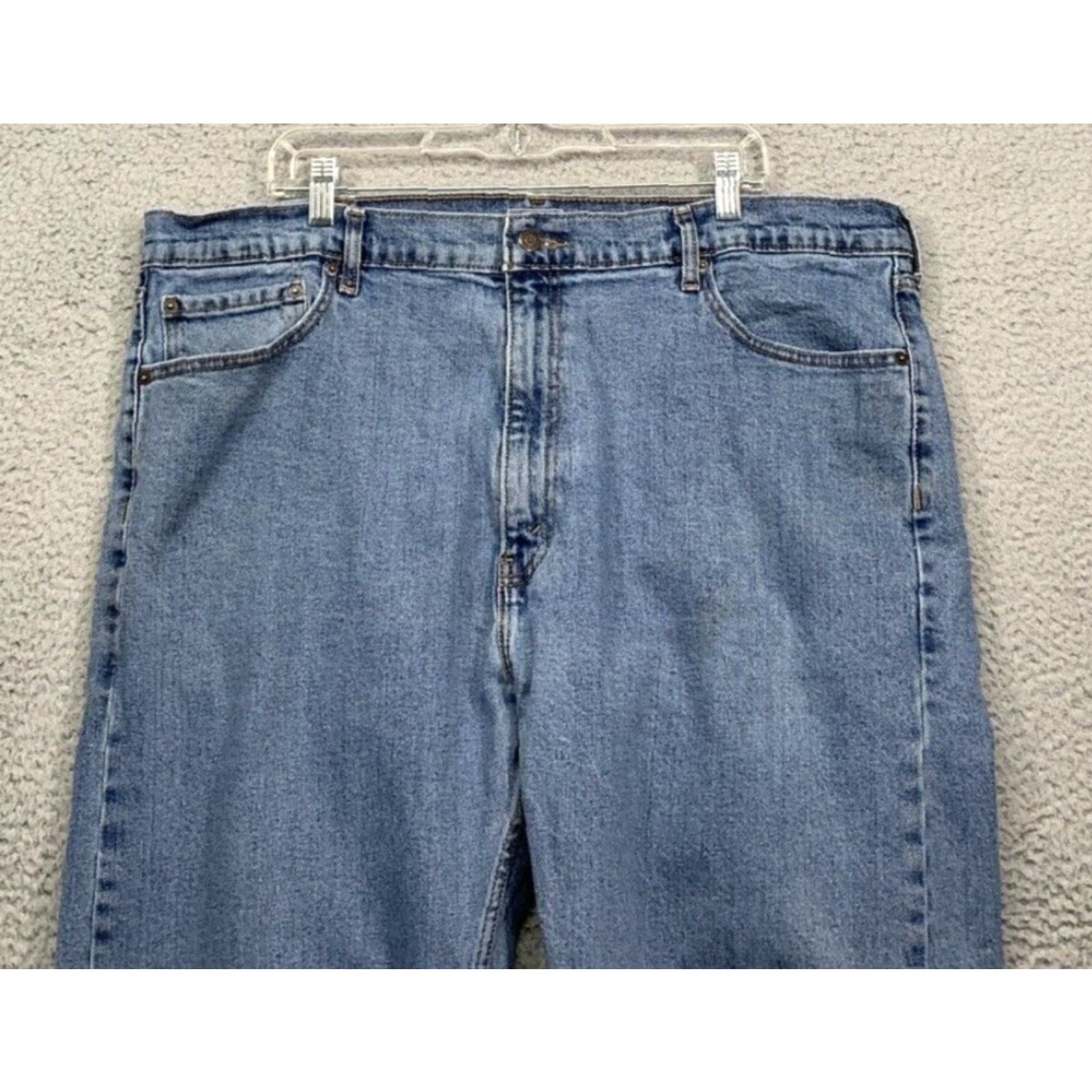 Vintage Levi Strauss Gold Signature Jeans Men's 42W 29in Regular Fit Medium Blue Denim Size US 42 / EU 58 - 2 Thumbnail